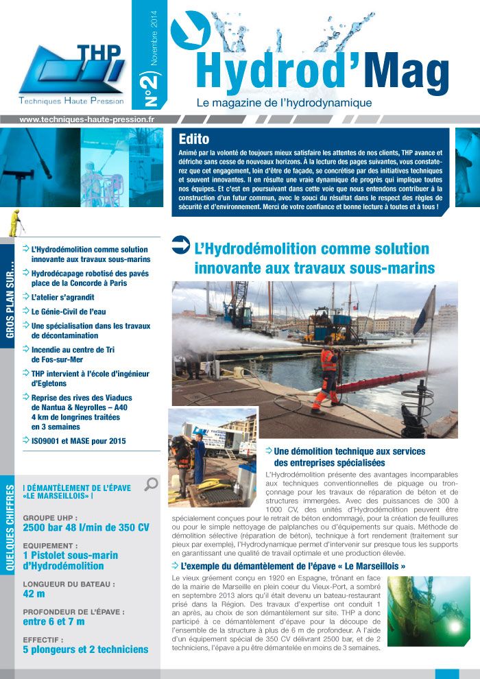 Hydrod'Mag N°2-Novembre 2014 Hydrod'Mag N°2-Novembre 2014